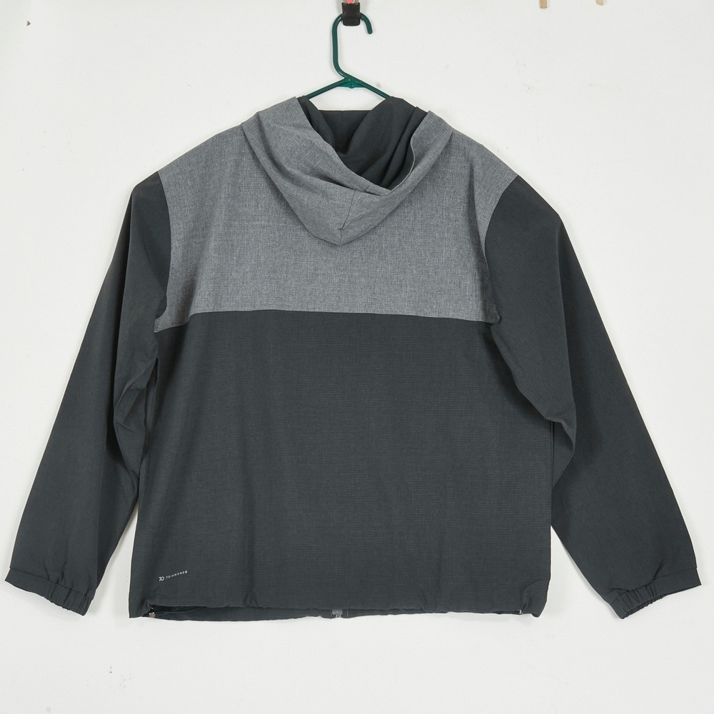 7 Diamonds Mens Oxygenate Full Zip Hoodie XL Grey‎ Black 4 Way Stretch Quick Dry - Picture 4 of 16